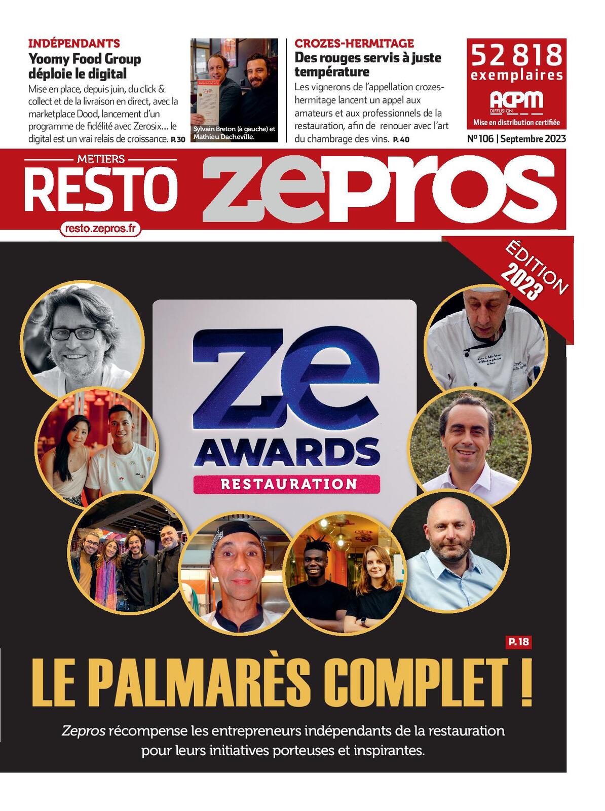 5e édition des Ze Awards de la Restauration : le palmarès | RESTO-Today