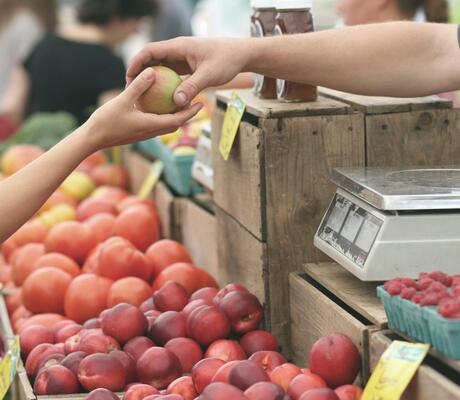 Crédit Photo de Erik Scheel: https://www.pexels.com/fr-fr/photo/personne-donnant-des-fruits-a-une-autre-95425/